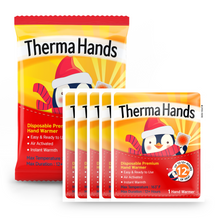 Load image into Gallery viewer, ThermaHands Hand Warmers [180 Pack] - Premium Quality (Duration: 12 + Hours of Heat) Air-Activated, Convenient, Safe, Natural, Odorless, &amp; Long Lasting Warmers